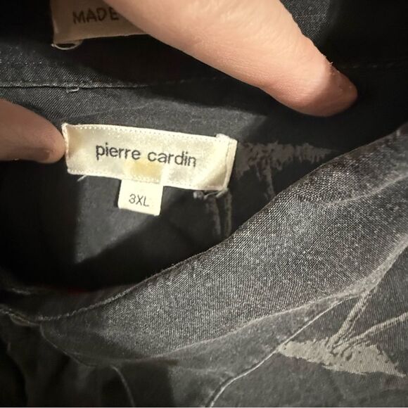 Pierre Cardin Black Casual Button Down Shirt - Picture 4 of 5